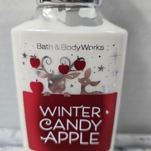 Sealed Bath and Bodyworks Winter Candy Apple 24 Hour Body Lotion 8oz Shea Butter - Picture 2 of 8